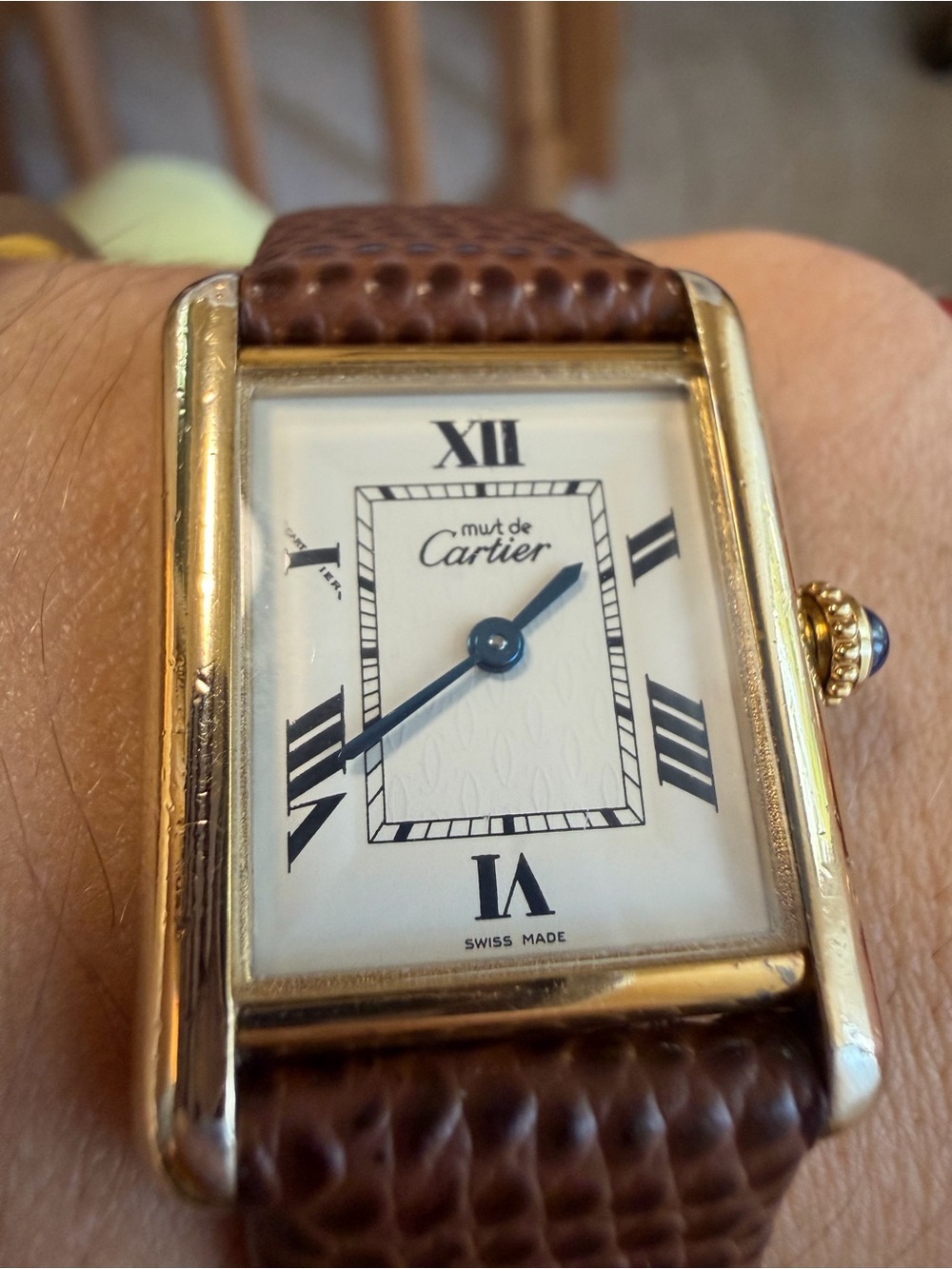 Cartier Must de Cartier Tank Vermeil - Picture 8 of 8
